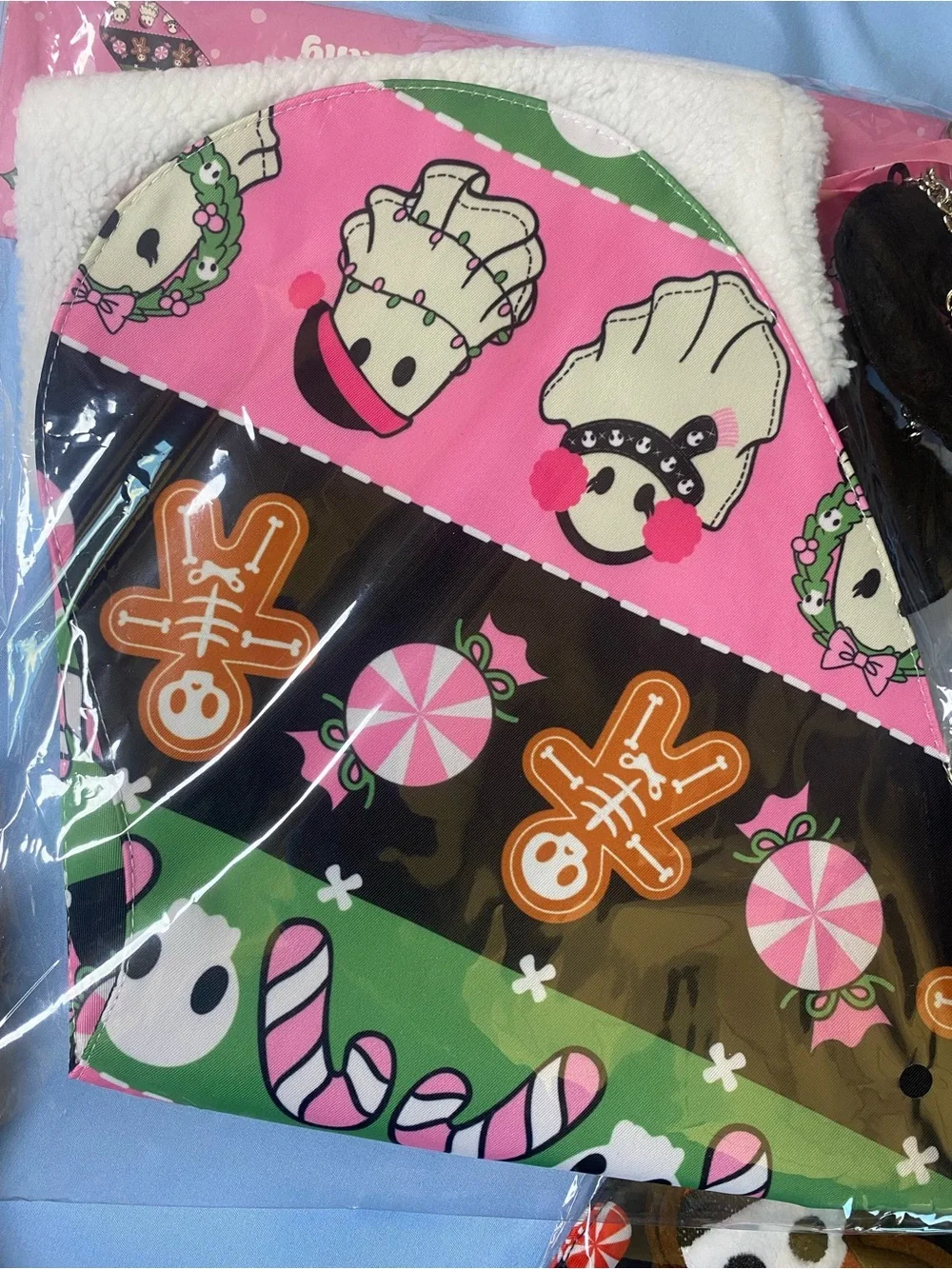 Goth Holiday stocking.